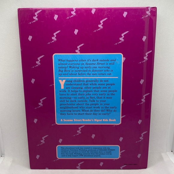 Early Bird on Sesame Street by Linda Hayward Hardcover Sesame Street Book Club - Picture 13 of 16